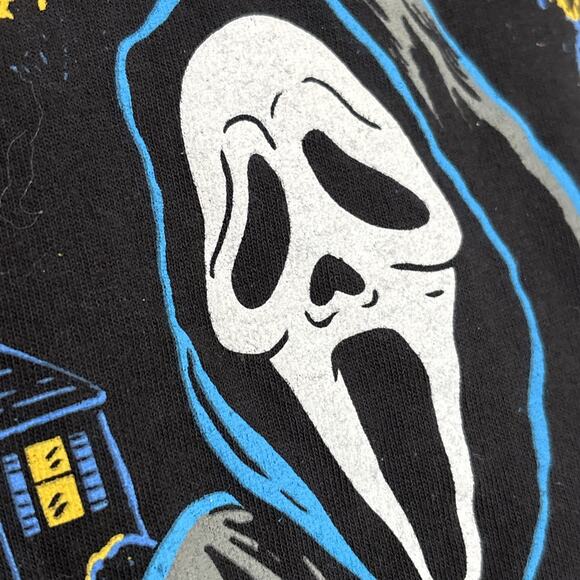 Scream Movie Ghost Face Let's Watch Scary Movies Horror Movie T-Shirt Medium - Picture 3 of 5